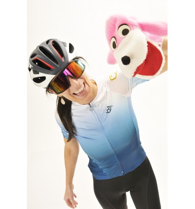 8ight and Counting Womens Cycling Jersey "7even Heaven" Blue -  Cycling Jereys