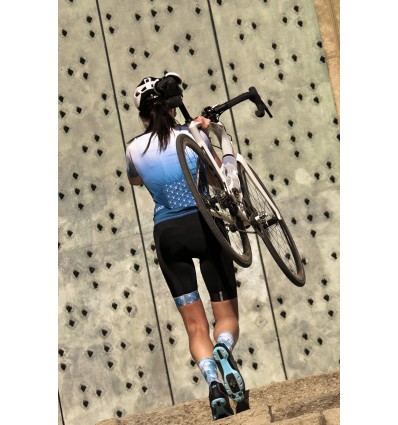 8ight and Counting Womens Cycling Jersey "7even Heaven" Blue -  Cycling Jereys