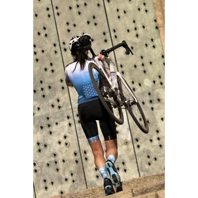  8ight and Counting Womens Cycling Jersey "7even Heaven" Blue -  Cycling Jereys
