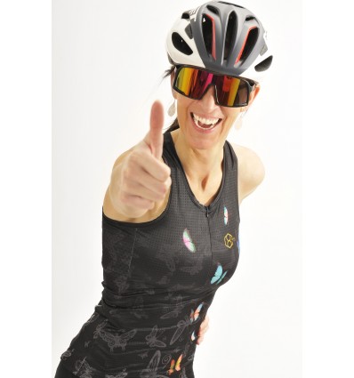 8ight and Counting Damen Sleeveless Trikot "6ix Wings" -  Damen Radtrikots