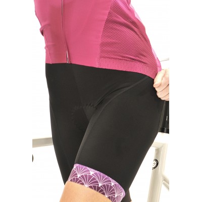  8ight and Counting Dames Bibshort "7even Heaven" Pink -  Fietsbroeken