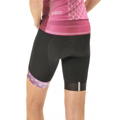  8ight and Counting Dames Bibshort "7even Heaven" Pink -  Fietsbroeken