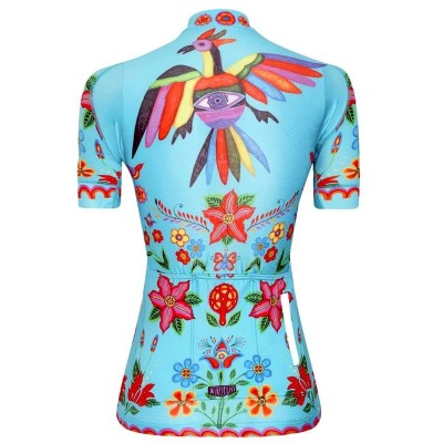  Cycology Gear Dames Fietsshirt "Frida" Aqua -  Fietsshirts