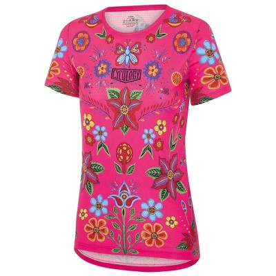  Cycology Women's Technical T-Shirt "Frida" Pink -  Cycology Accesories
