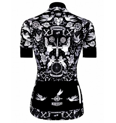 Cycology Gear Dames Fietsshirt "Velo Tattoo" -  Fietsshirts