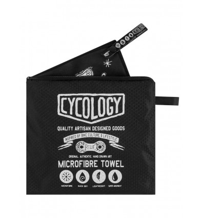 Cycology microfibre Handdoek "Velo Tattoo" -  Accessoires