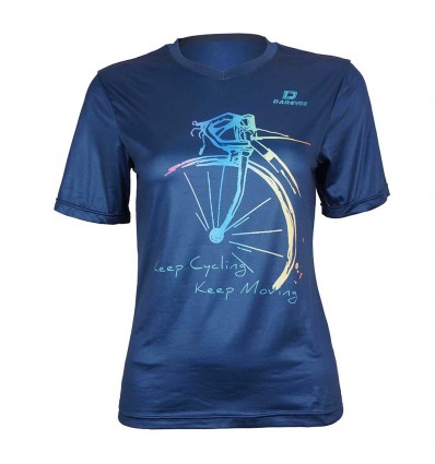  Darevie Damen Technical T-Shirt "Keep Cycling" -  Casuals