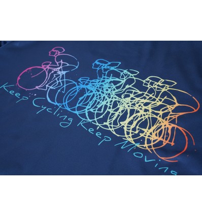  Darevie Heren Technical T-Shirt "keep Cycling" -  Cadeaus voor fietsers