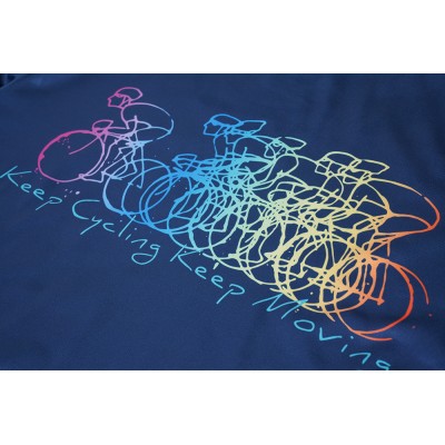  Darevie Herren Technical T-Shirt "Keep Cycling" -  kado für Fahrradfahrer