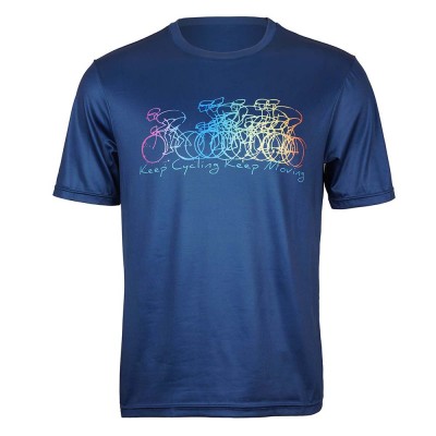  Darevie Herren Technical T-Shirt "Keep Cycling" -  kado für Fahrradfahrer