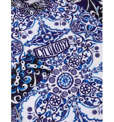 Cycology women's long sleeve cycling Jersey "Majolica" -  Winter Cycling Apparel