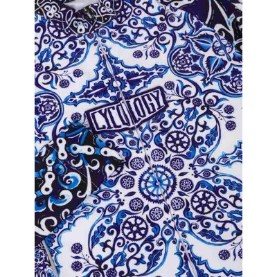  Cycology Dames Fietsshirt Lange Mouw "Majolica" -  Winter fietskleding