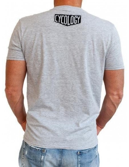 Cycology Heren T-shirt "Bike Obesession" Grey -  Casuals