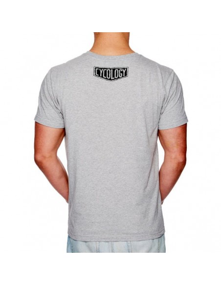  Cycology Heren T-shirt "Miles Are My Meditation" Grey -  Casuals
