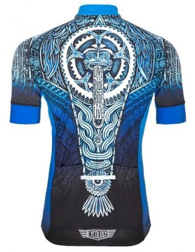 Cycology Herren Radtrikot "Aztec" Blue -  Cycology Herren Radbekleidung