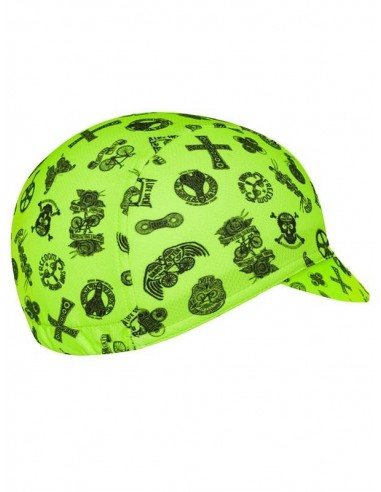  Cycology Cap "Velosopy" lime -  Accessoires