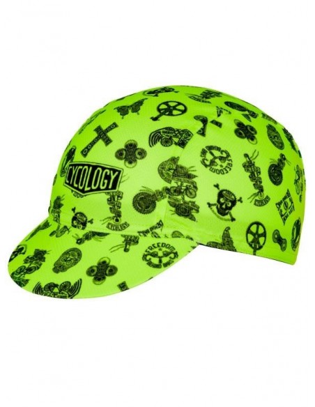  Cycology Cap "Velosopy" Lime -  Zubehör