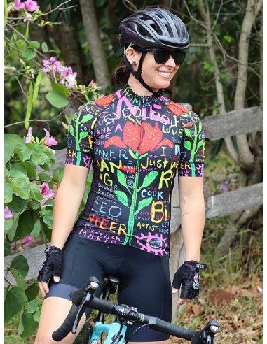 Cycology Gear Dames Fietsshirt "See Me" Black -  Fietsshirts