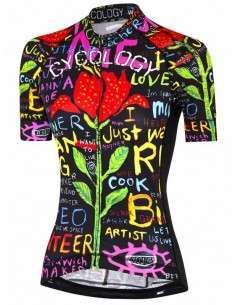 Cycology Gear Dames Fietsshirt "See Me" Black -  Fietsshirts