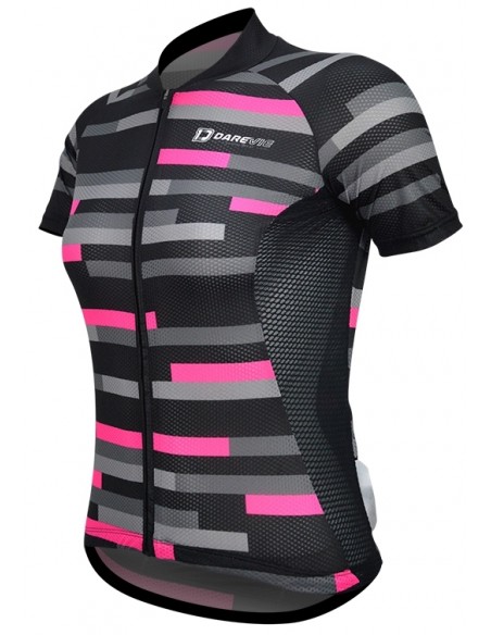  Darevie Dames Fietsshirt "Stripes" -  Fietsshirts