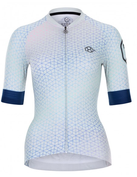  8ight and Counting dames fietsshirt "7even" White -  Fietsshirts