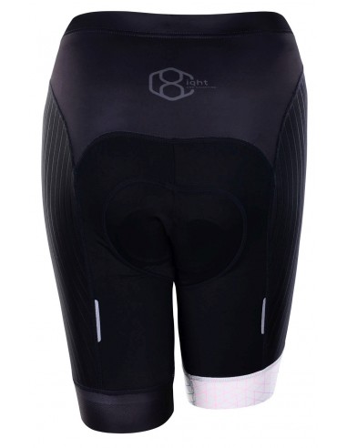 8ight and Counting dames fietsshort "7even" White -  Fietsbroeken