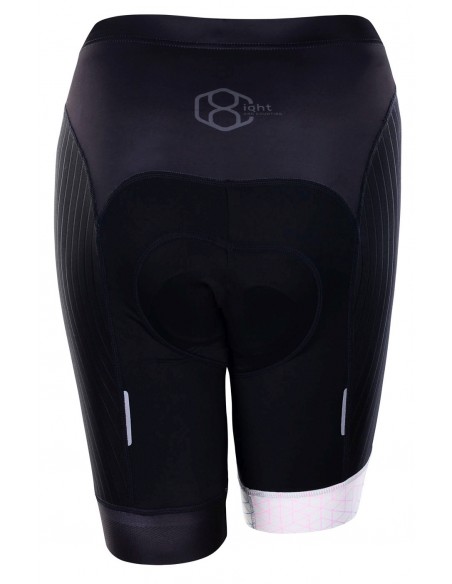  8ight and Counting dames fietsshort "7even" White -  Fietsbroeken