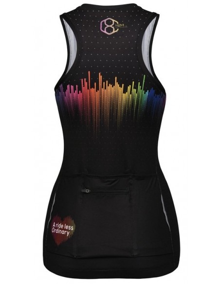  8ight and Counting Sleevless Cycling Jersey "6ix" -  End Of Life