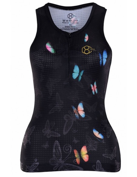  8ight and Counting Sleevless Cycling Jersey "6ix Wings" -  Cycling Jereys
