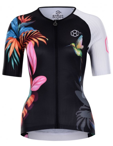  8ight and Counting dames fietsshirt "8ight" Tropical Jungle -  Fietsshirts