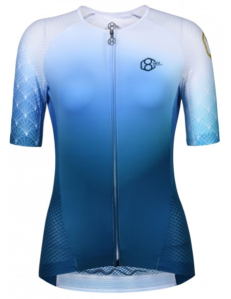  8ight and Counting Womens Cycling Jersey "7even Heaven" Blue -  Cycling Jereys
