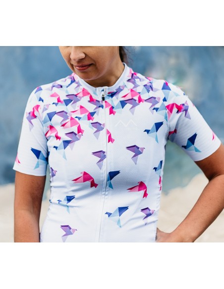  AM Cycling women's cycling Jersey "Parrot Blue" -  End Of Life