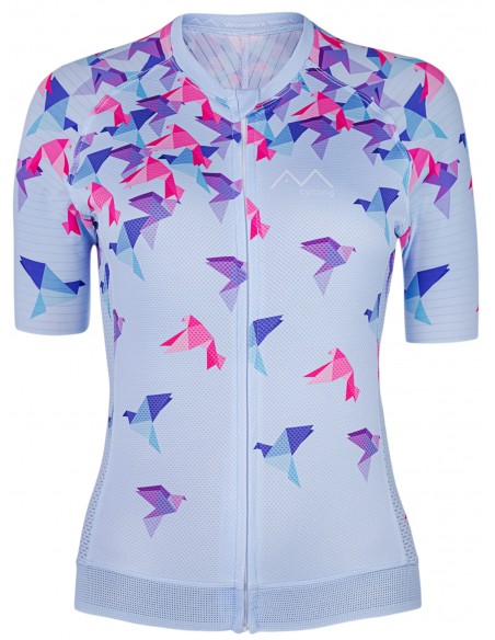  AM Cycling women's cycling Jersey "Parrot Blue" -  End Of Life