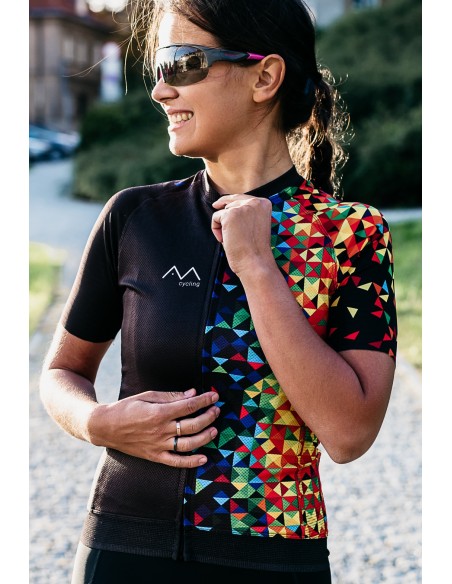  AM Cycling dames Fietsshirt "Kaleidoscope" -  Fietsshirts