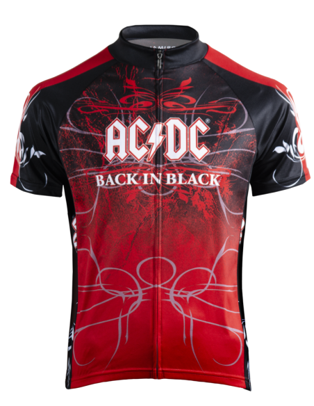  Primal Heren wielershirt AC/DC Back in Black -  Fietsshirts