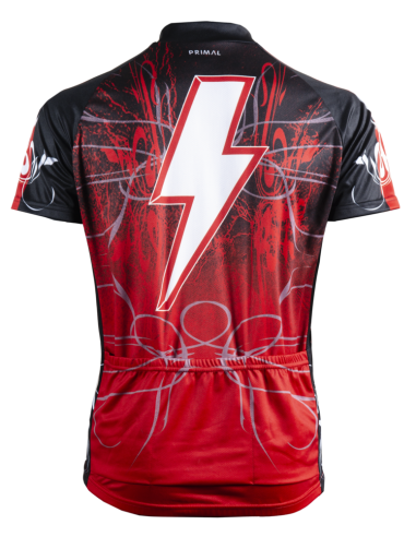 Primal Heren wielershirt AC/DC Back in Black -  Fietsshirts