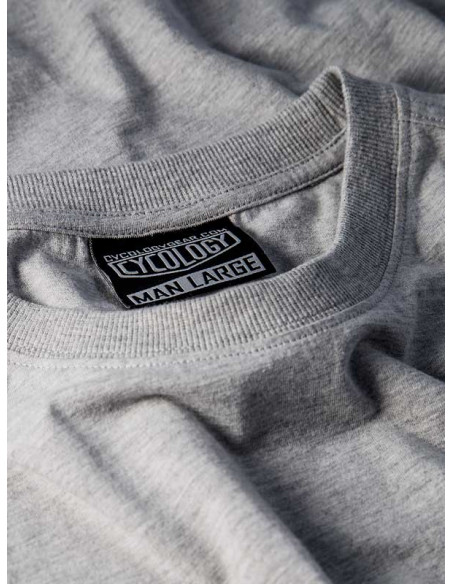  Cycology Heren Long Sleeve shirt "Road Trip MTB" Grey -  Casuals