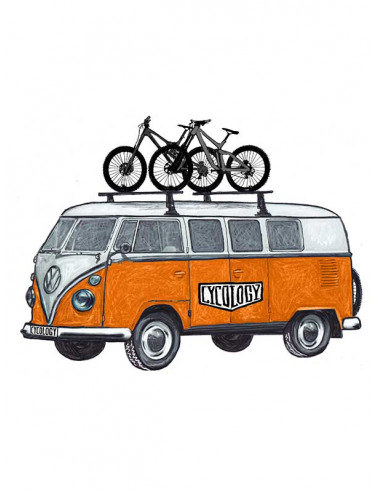  Cycology Herren Long Sleeve shirt "Road Trip MTB" Grey -  Casual