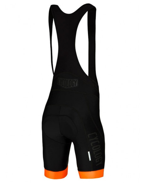  Cycology Logo men's cycling BIB Short Orange -  Cycology