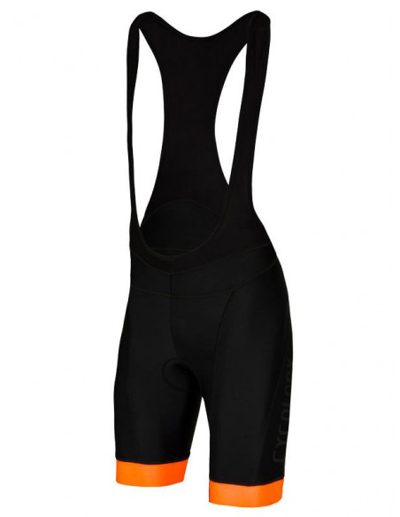  Cycology Logo men's cycling BIB Short Orange -  Cycology