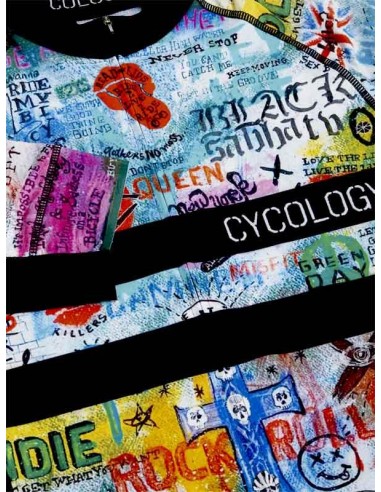 Cycology Heren Fietsshirt "ROCK N ROLL" -  Heren Cycology