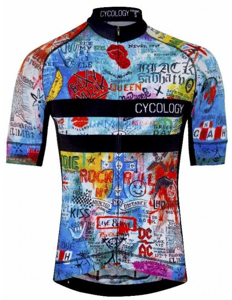  Cycology Herren Radtrikot "ROCK N ROLL" -  Cycology Herren Radbekleidung