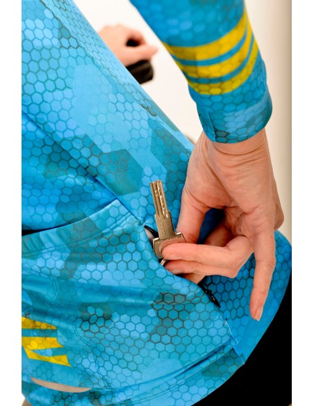  8ight and Counting dames fietsshirt "HexLongSleeve" -  Fietsshirts