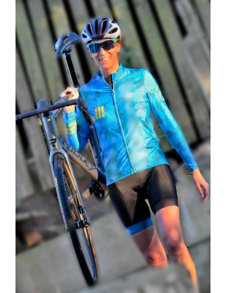  8ight and Counting dames fietsshirt "HexLongSleeve" -  Fietsshirts