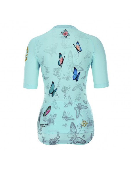  8ight and Counting dames fietsshirt "Butterflies" Mint -  Fietsshirts