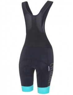 Cycology dames BIB fietsshort Black/Aqua -  Fietsbroeken 2