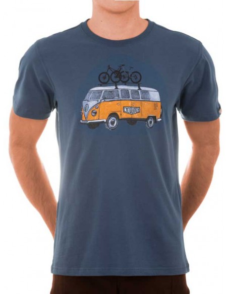  Cycology Gear T-shirt "Road Trip MTB" Denim -  Casuals