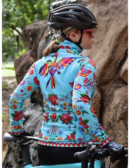  Cycology "Frida" Windproof Damen Winter RadJacket Aqua -  Cycology damen Radbekleidung