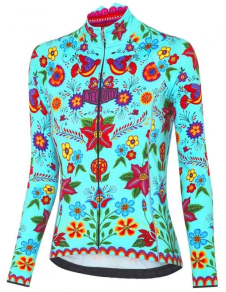  Cycology "Frida" Windproof dames winter fietsjack Aqua -  Dames Cycology