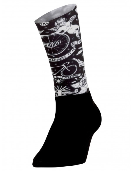  Cycology Aero Sokken "Velo Tattoo" -  Accessoires Cycology